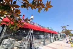 balkon-tente-koruklu-model